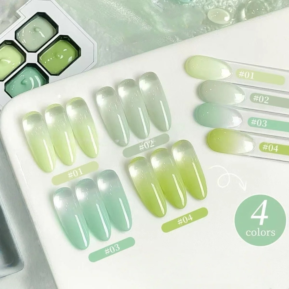 Nail Art Painting - 1개의 스프링 및 여름용 4칸 네일아트