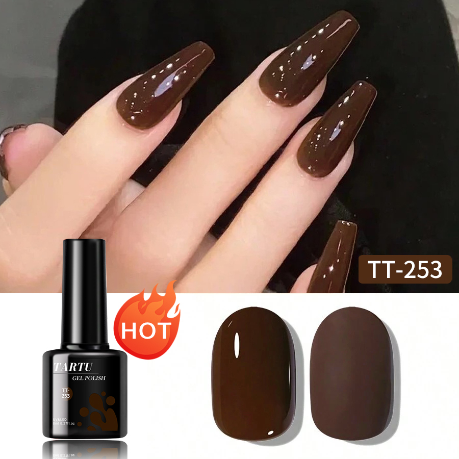 Nail Art Burgundy - TARTU 8ml 젤 매니큐어 부르고뉴 레드
