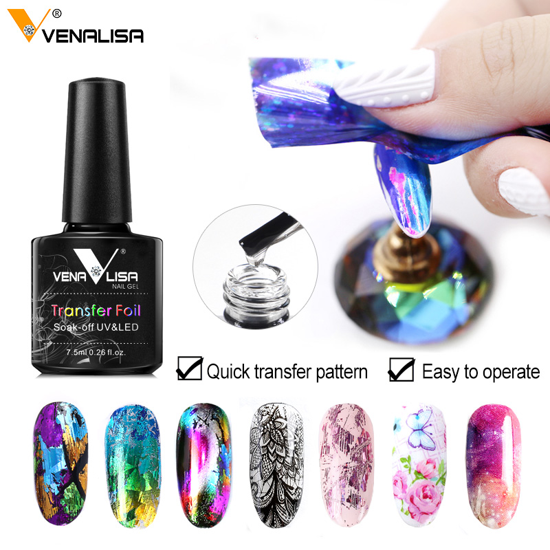 Nail Foil Transfer - Venalisa 7.5ml 전송 호일 젤 매니큐어