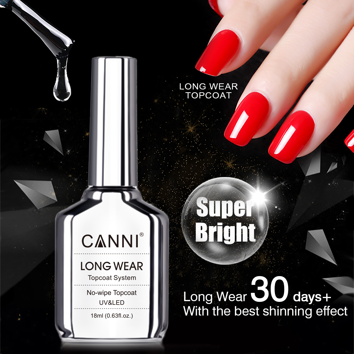 Peel Off Base Coat - CANNI 18ml TPO HEMA 프리 젤