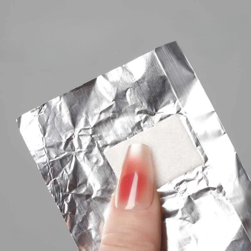 100pcs 리무버 알루미늄 호일 네일 랩 아크릴 젤  - Nail Foil Transfer 리뷰 및 가격