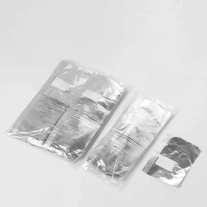 100pcs 리무버 알루미늄 호일 네일 랩 아크릴 젤  - Nail Foil Transfer 리뷰 및 가격