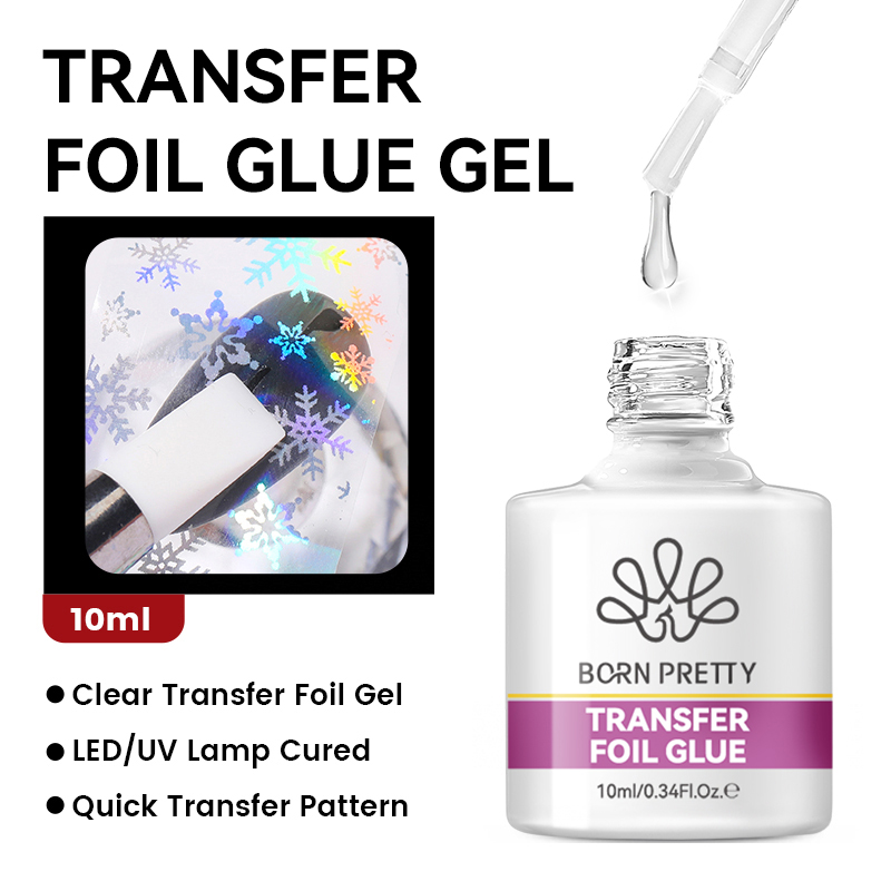 본 프리티 네일 포일 글루 젤 10ML 포일 트랜스퍼  - Nail Foil Transfer 리뷰 및 가격
