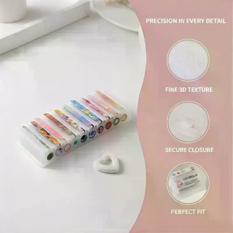 네일 포일 보관함 10칸 플라스틱 전사지 정리함 투명  - Nail Foil Transfer 리뷰 및 가격