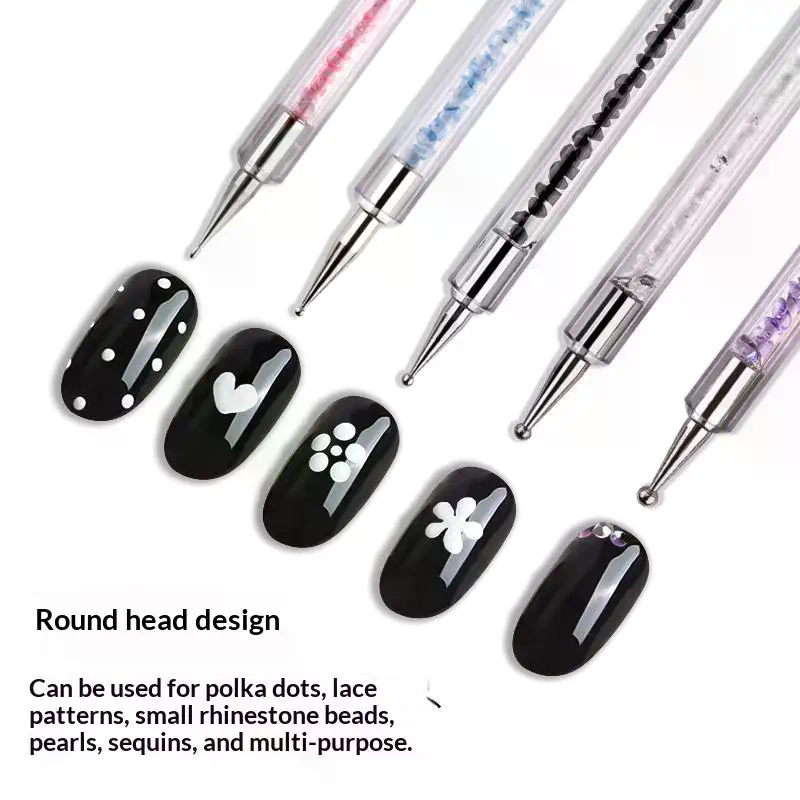5종 라인스톤 피커 스트라이프 라이너 브러쉬 세트 네일 - Nail Art Painting 리뷰 및 가격