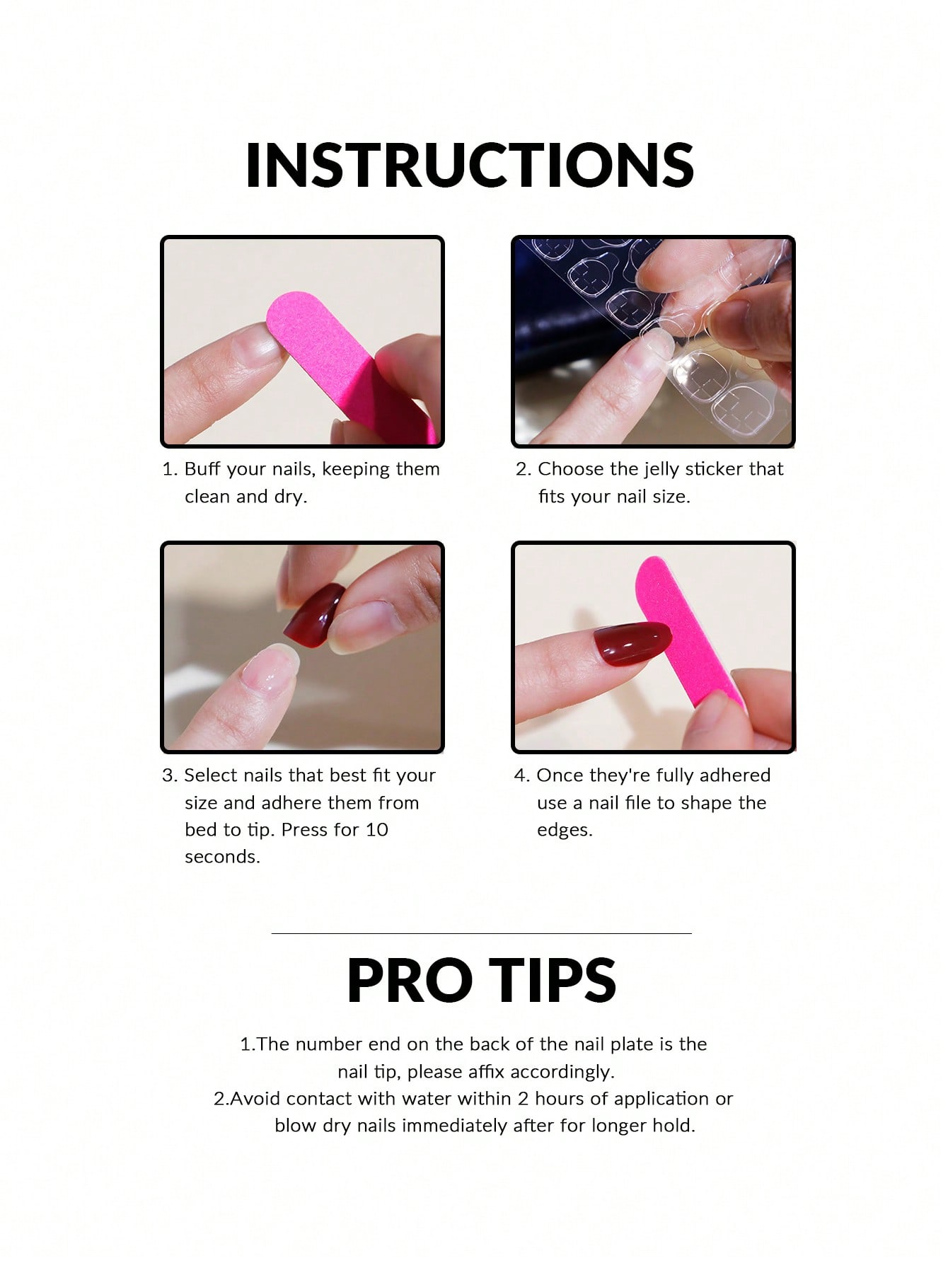 24개 짧은 스퀘어 화이트 프렌치 플라워 아크릴 프레스 - Nail Art Y2K 리뷰 및 가격