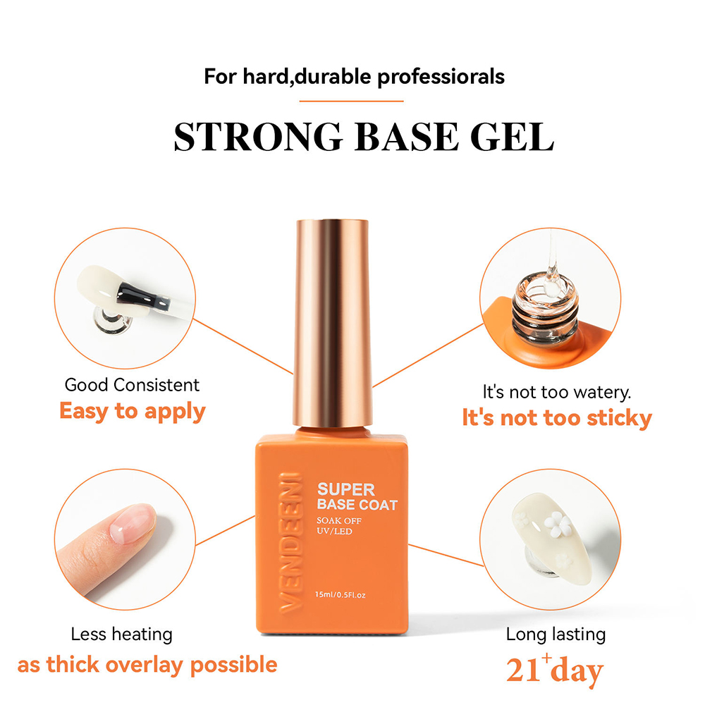 Vendeeni TPO HEMA FREE 슈퍼 베이스  - Peel Off Base Coat 리뷰 및 가격