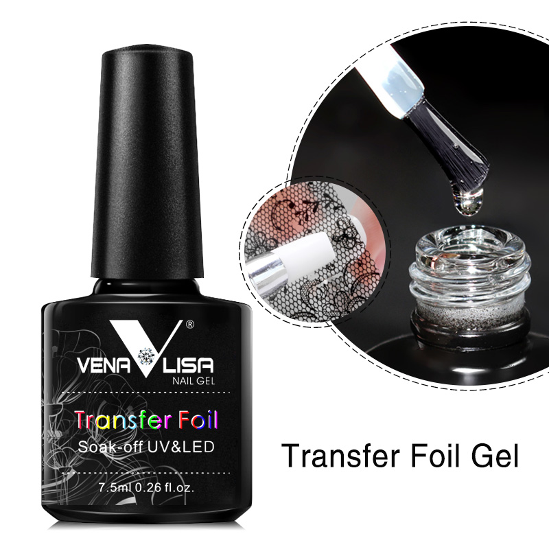 Venalisa 7.5ml 전송 호일 젤 매니큐어 LE - Nail Foil Transfer 리뷰 및 가격