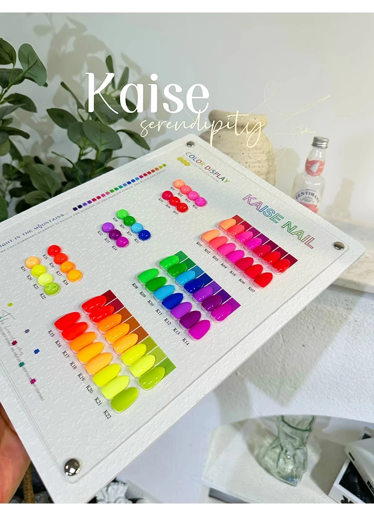KAISE 22색 멀티컬러 네일 젤 세트 네일 살롱 무 - Nail Art Gel 리뷰 및 가격