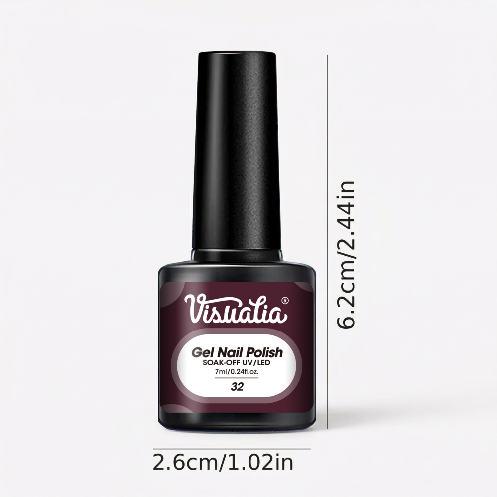 비주아티아 7ml 버건디 레드 네일 젤, UVLED 제 - Nail Art Burgundy 리뷰 및 가격
