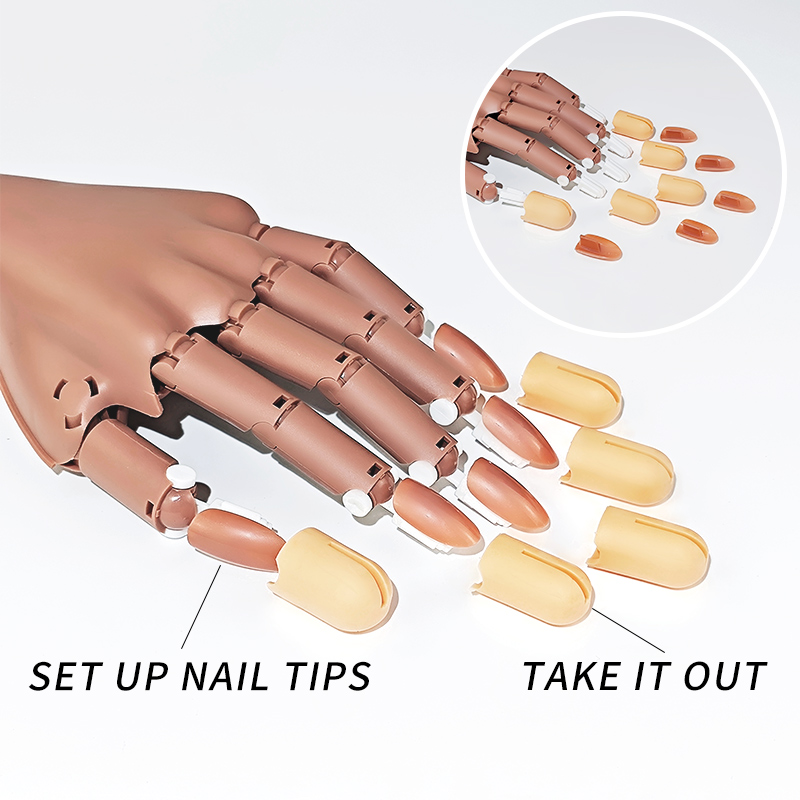 네일 연습용 손 가동 가능한 부품 팁 아트 용품 도구  - Nail Art Kaki 리뷰 및 가격