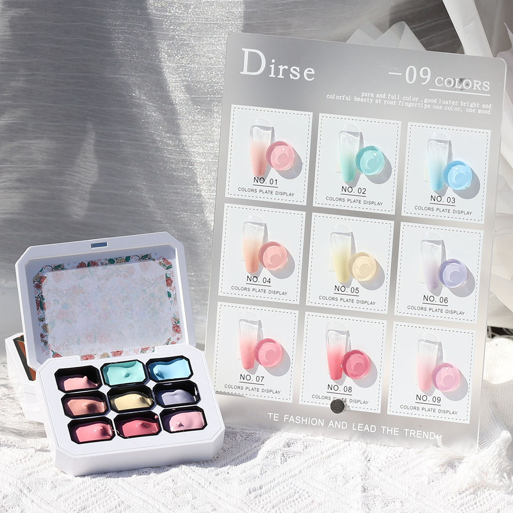 1개 4/9색상 패팅 젤 그라데이션 컬러 4 in 1  - Nail Art Painting 리뷰 및 가격