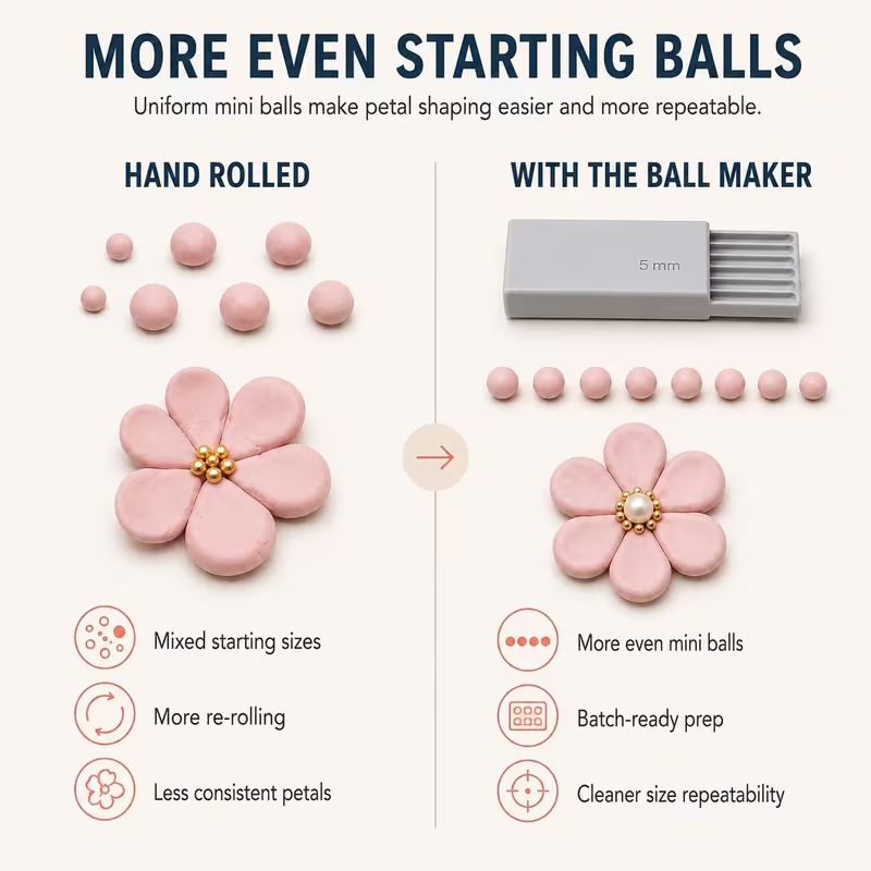 3D 프린트 점토 젤 볼 제작 도구, 3D 젤 플라워용 - Nail Art Gel 리뷰 및 가격