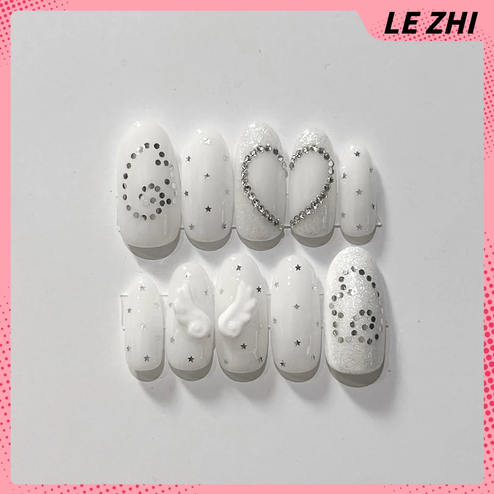 Y2K 레트로 윙즈 스타 글리터 프레스온 네일 아트 아 - Nail Art Y2K 리뷰 및 가격