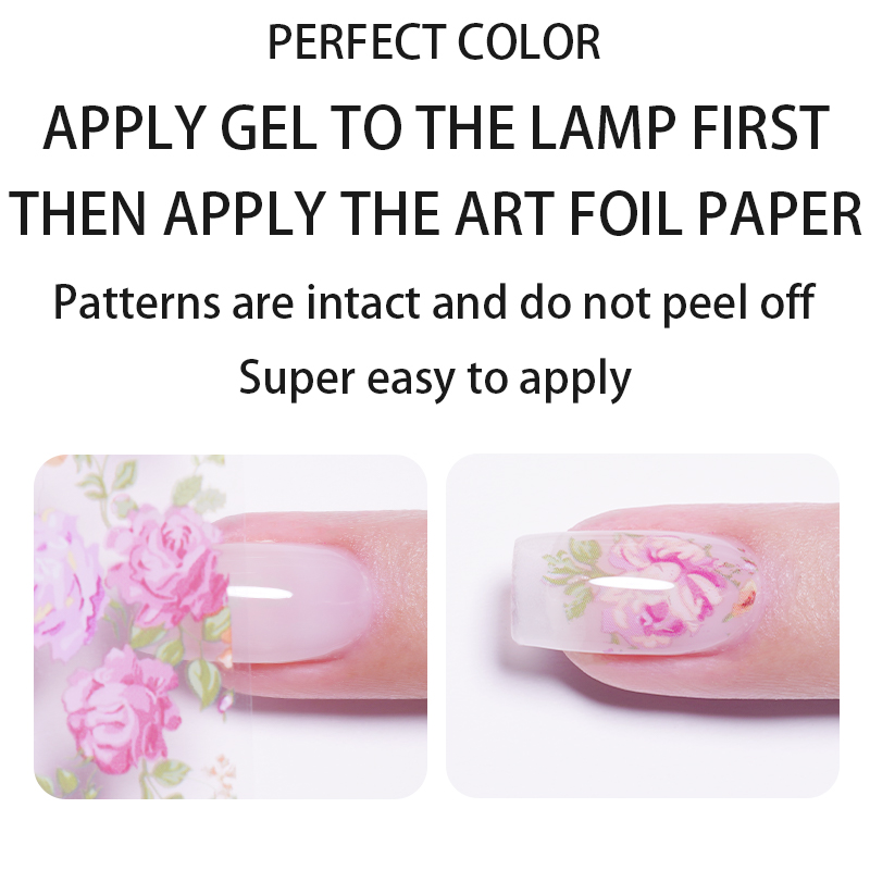 퍼펙트 컬러 네일 포일 글루 젤 8ML 네일 스티커 전 - Nail Foil Transfer 리뷰 및 가격