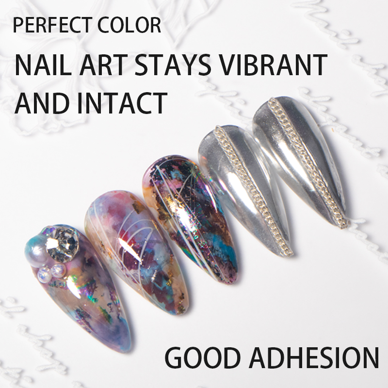 퍼펙트 컬러 네일 포일 글루 젤 8ML 네일 스티커 전 - Nail Foil Transfer 리뷰 및 가격