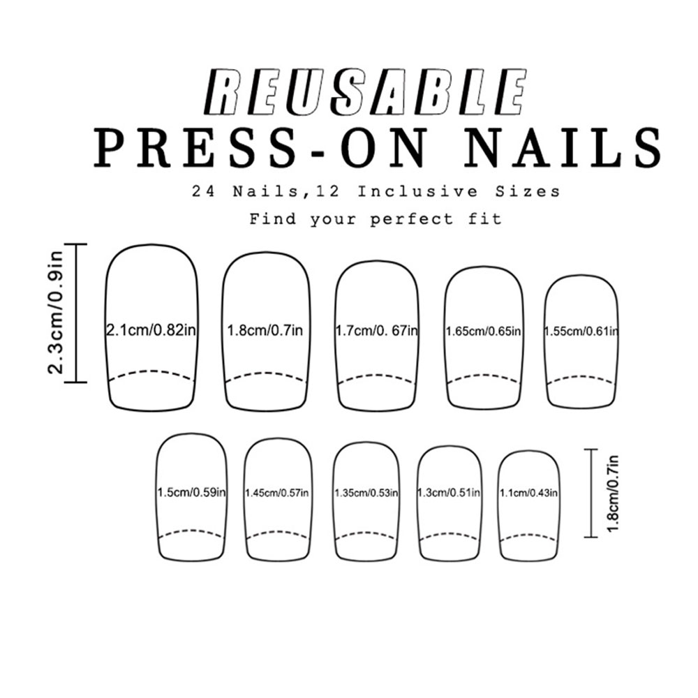 24개/세트 화려한 컬러 인조 손톱 Y2K 노랑 빨강  - Nail Art Y2K 리뷰 및 가격