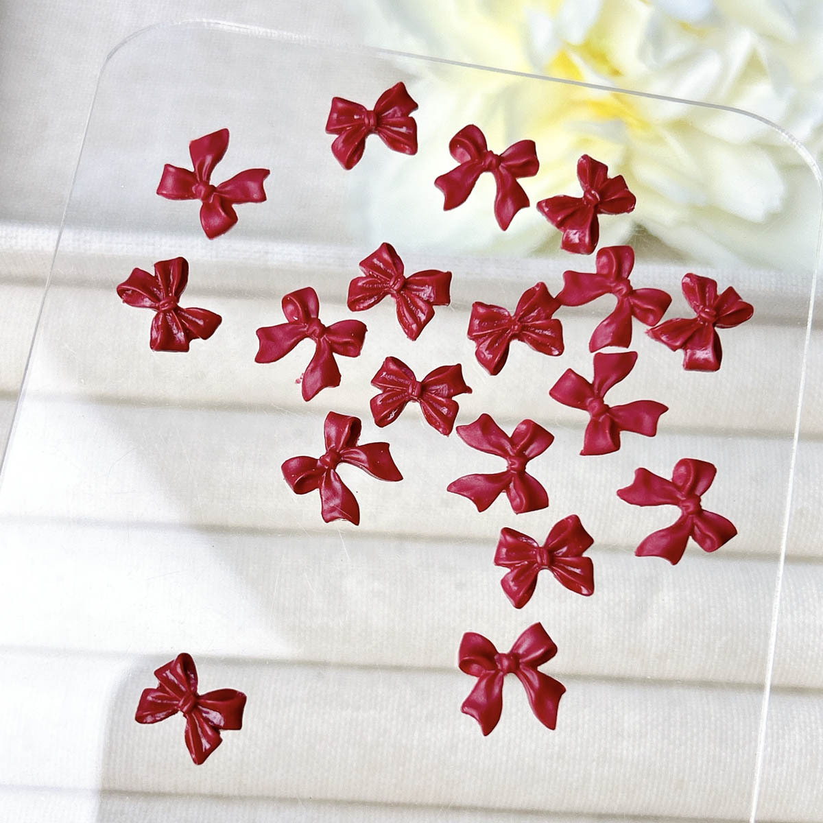 50개 버건디 3D 아크릴 리본 네일 아트 참 와인 레 - Nail Art Burgundy 리뷰 및 가격